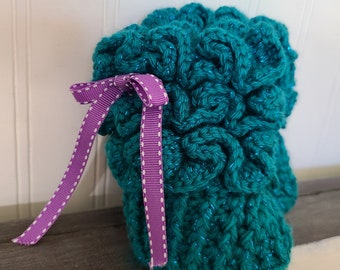 Crochet Ruffle Booties