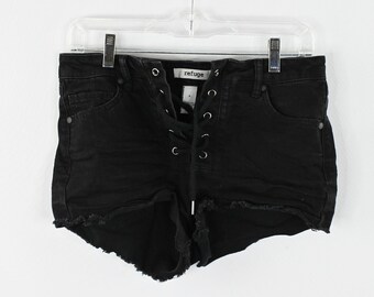 ladies denim shorts size 8