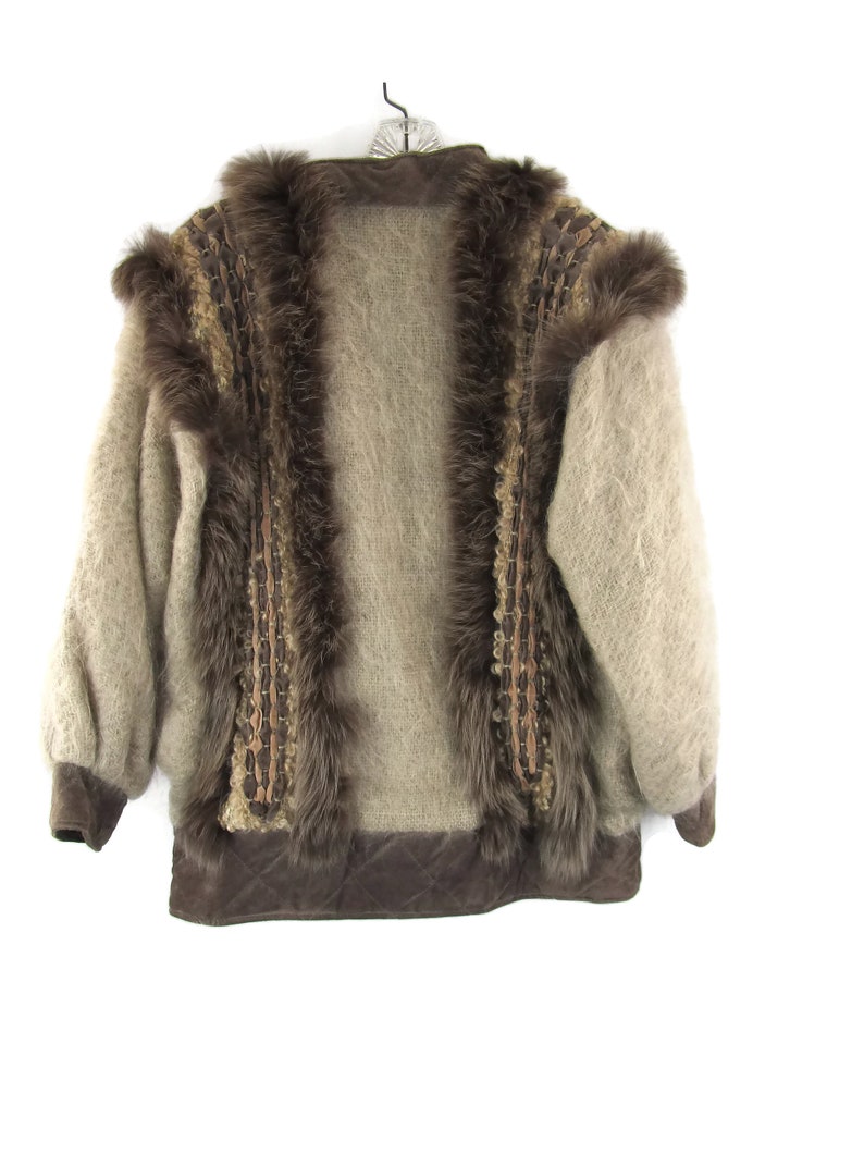 Vintage Ladies Faux Fur Jacket