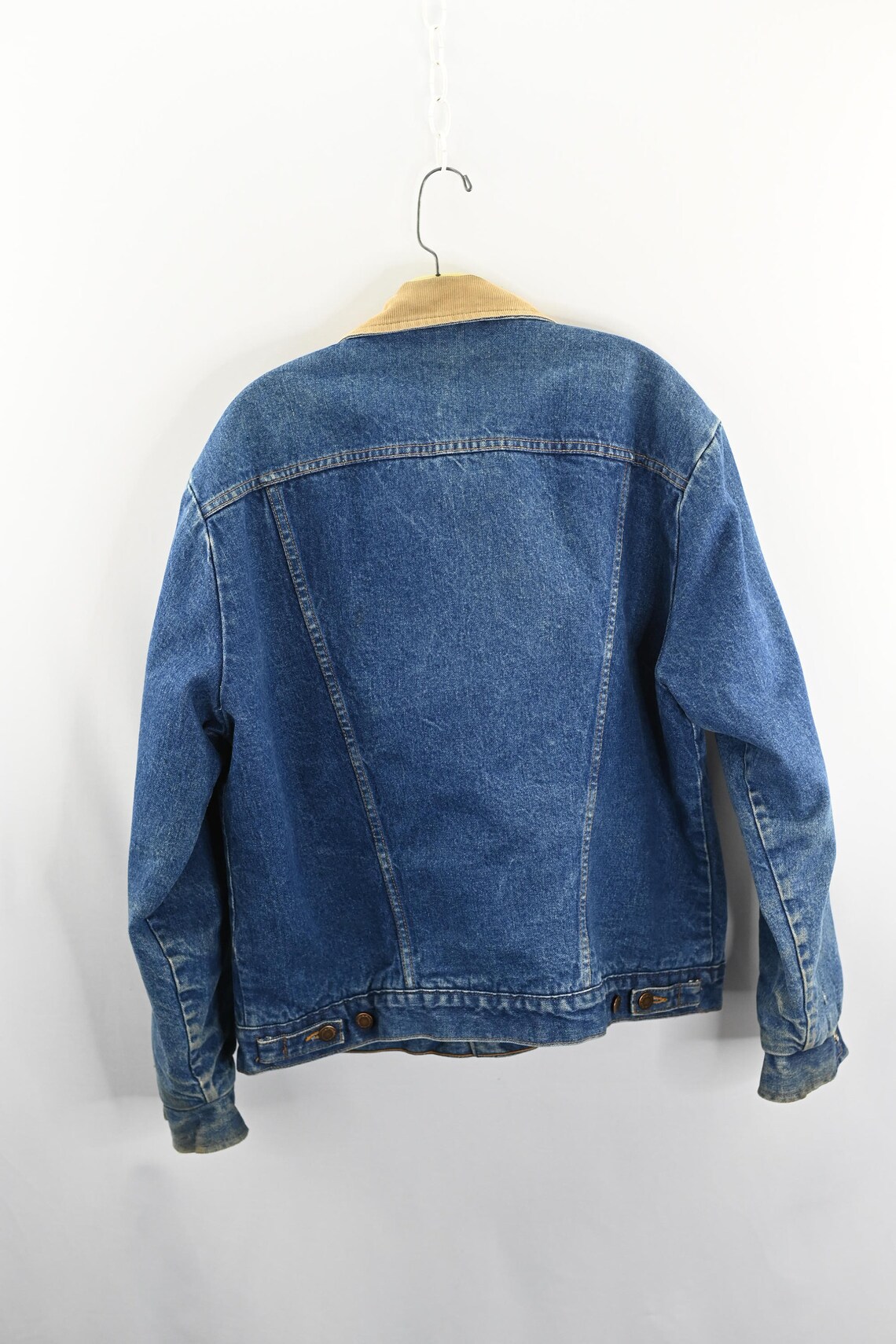 Vintage Wrangler Blanket Lined Denim Trucker Jacket Taille L Etsy