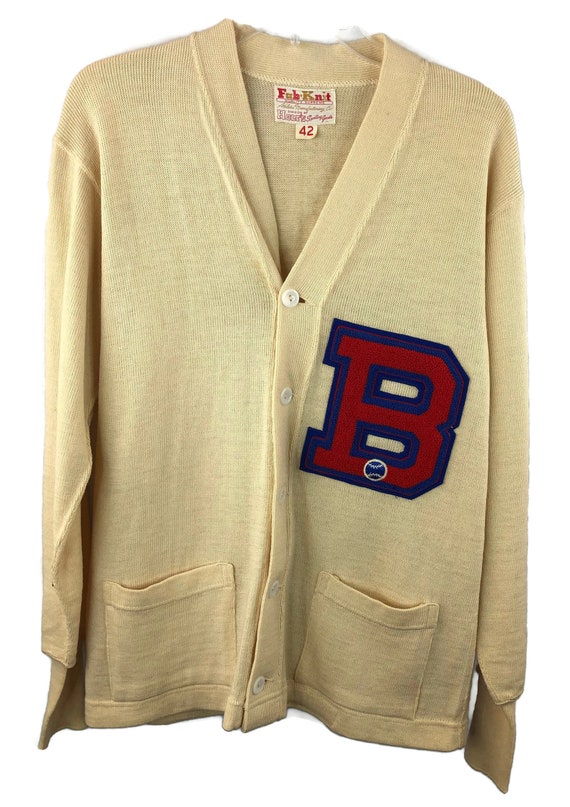 mens letterman cardigan