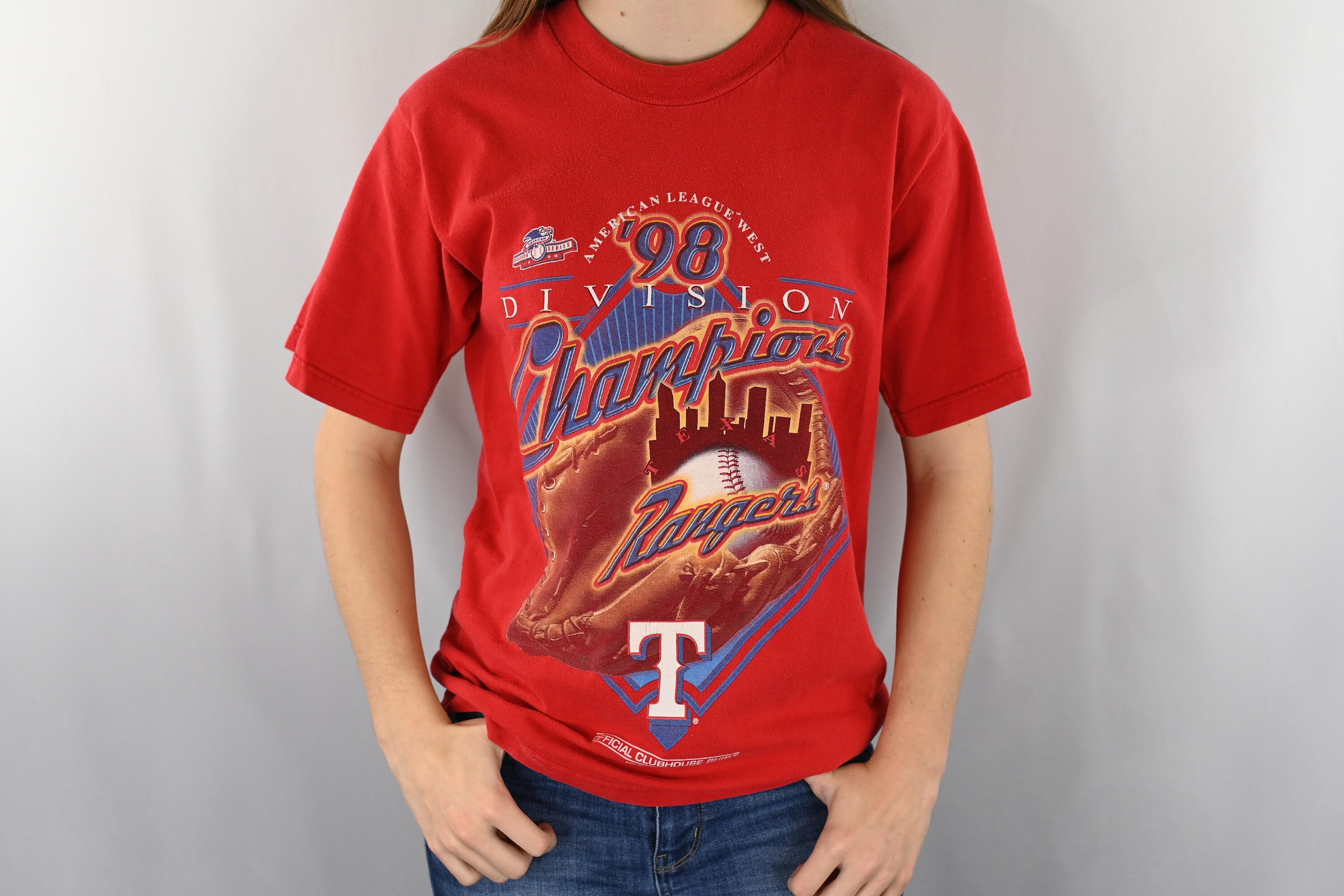 1998 Texas Rangers Division Champions rood Grafisch TShirt Etsy