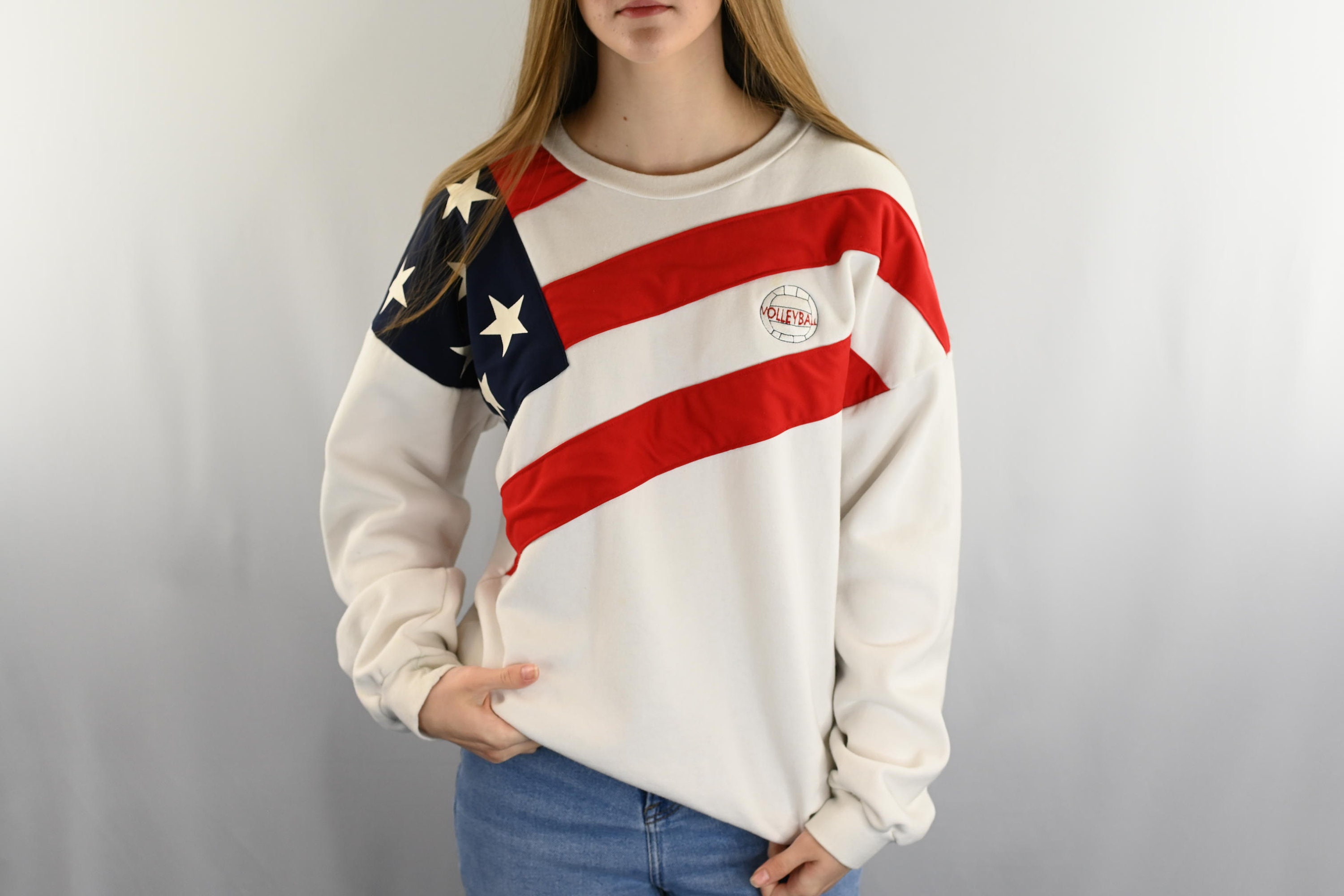 USA Patriotic Sweatshirt Size M | Etsy
