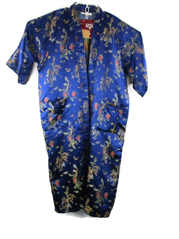 silk asian robe