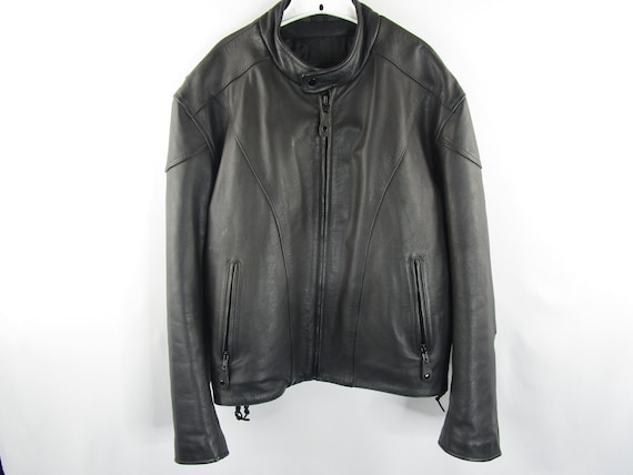 Vintage River Road Leather Jacket Size 46