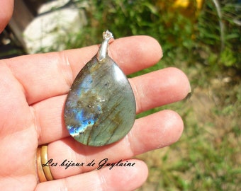 labradorite protection pendant, talisman, amulet