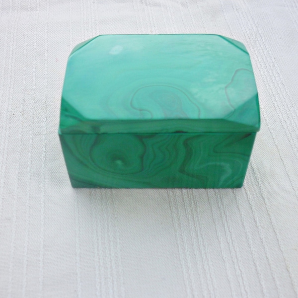 mini boite en pierre malachite mini box gemstone