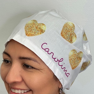 Custom Solid Color Euro Scrub Cap – Inspired by Reality TV Islanders | Personalized Nurse Hat | Adjustable Cotton Euro Style | UscCreations