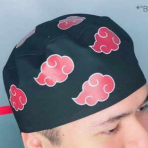 Anime Lover’s Scrub Cap – Unisex Medical Hat, Custom Tie-Back, Short Hair Friendly