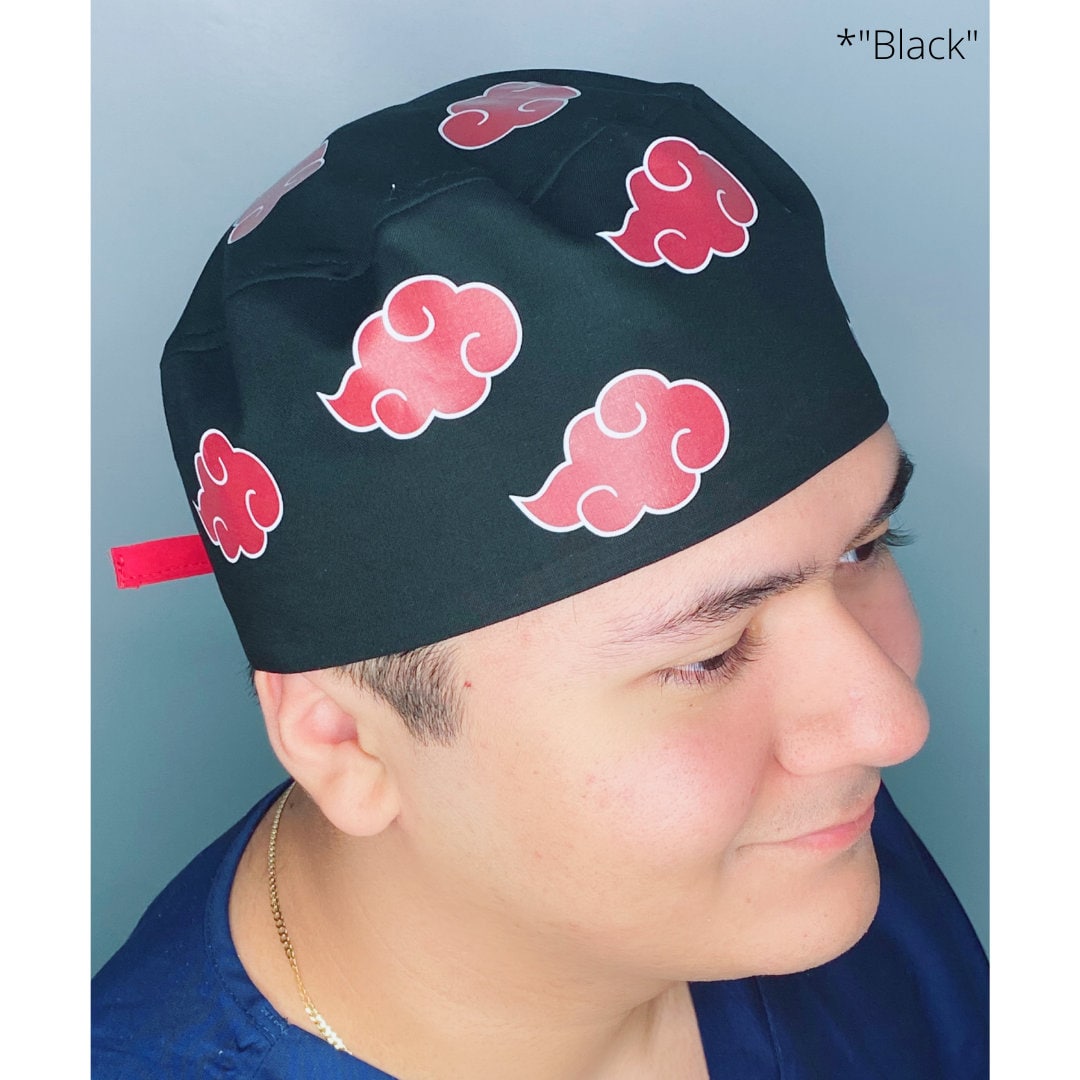 Anime Lover’s Scrub Cap – Unisex Medical Hat, Custom Tie-Back, Short Hair Friendly