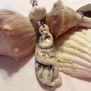 Oyster Shell Ceiling Fan Pull