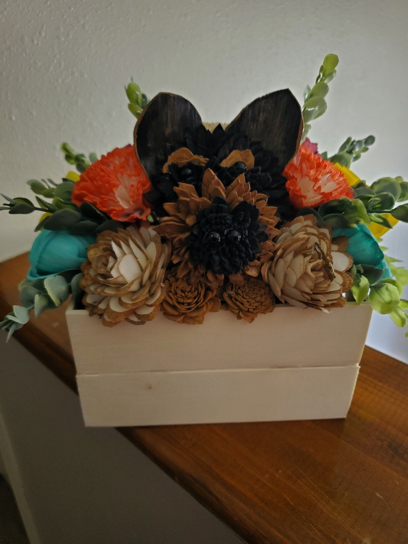 Flower Dog Dog Flower Arrangement Loss of Dog Dog Birthday Etsy