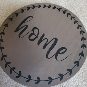 Solid Wood Home Lazy Susan 12 inch Round, Home Lazy Susan for small kitchen table, Rustic Wood Lazy Susan