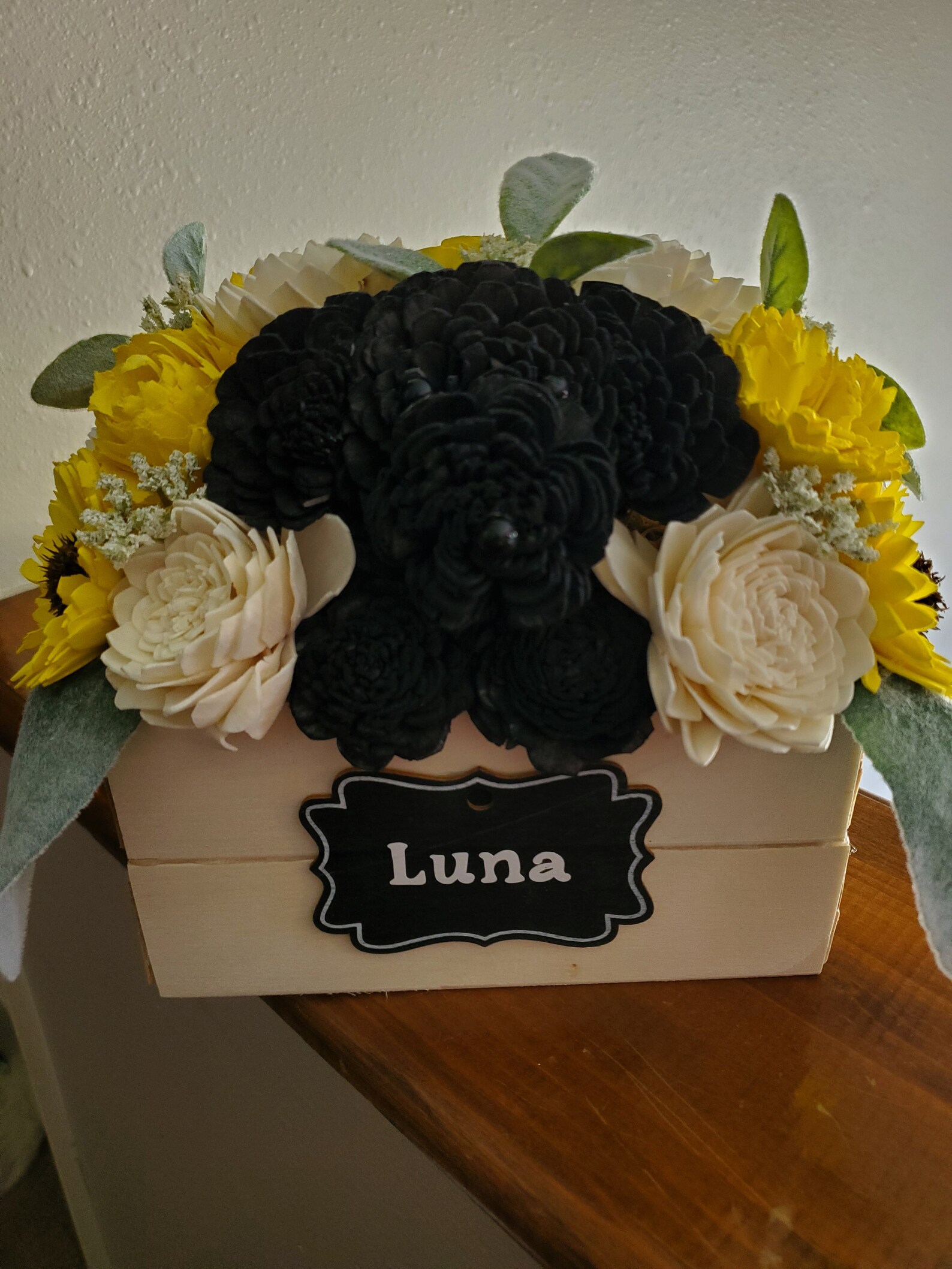 Flower Dog Dog Flower Arrangement Loss of Dog Dog Birthday Etsy