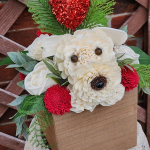 Puppy Bouquet] Sola Wood Flower Dog Arrangement] Mothers Day