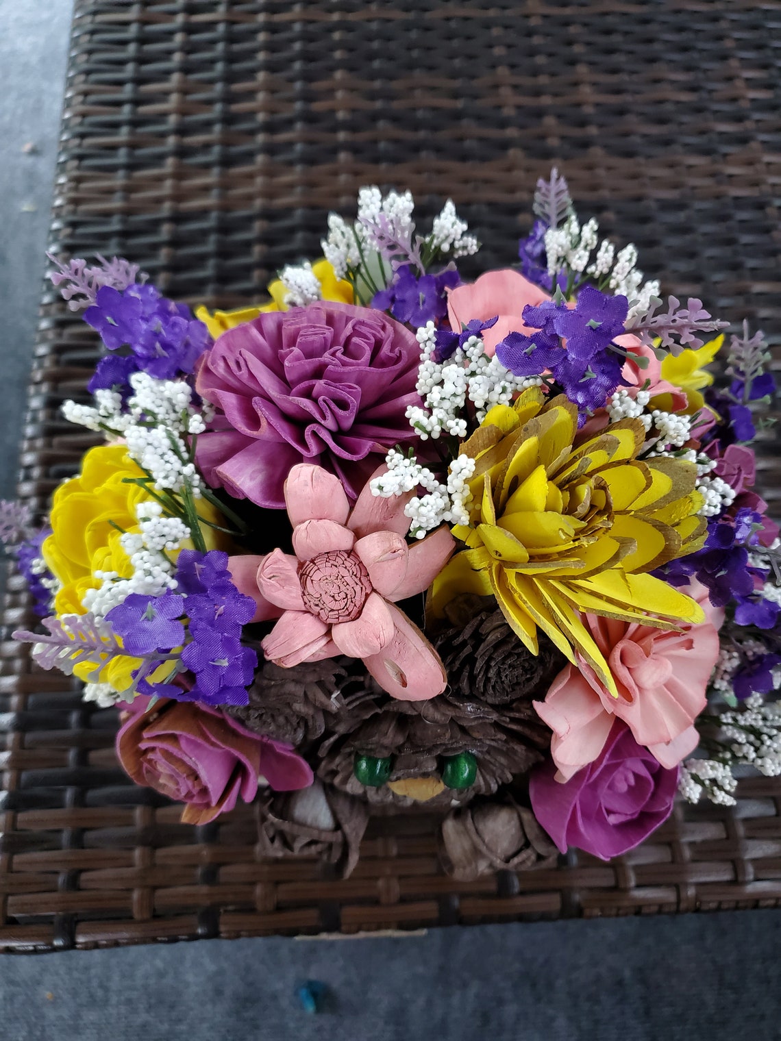 Flower Dog Dog flower arrangement loss of Dog dog birthday Etsy