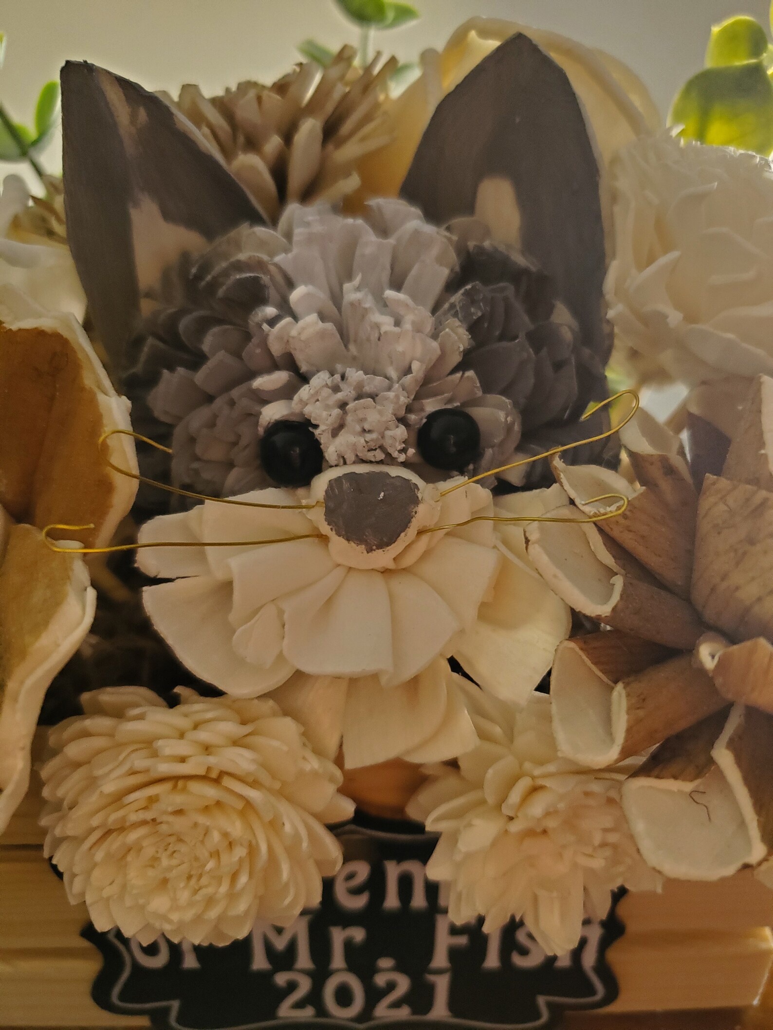Flower cat arrangement flower cat bouquet cat lover gift | Etsy