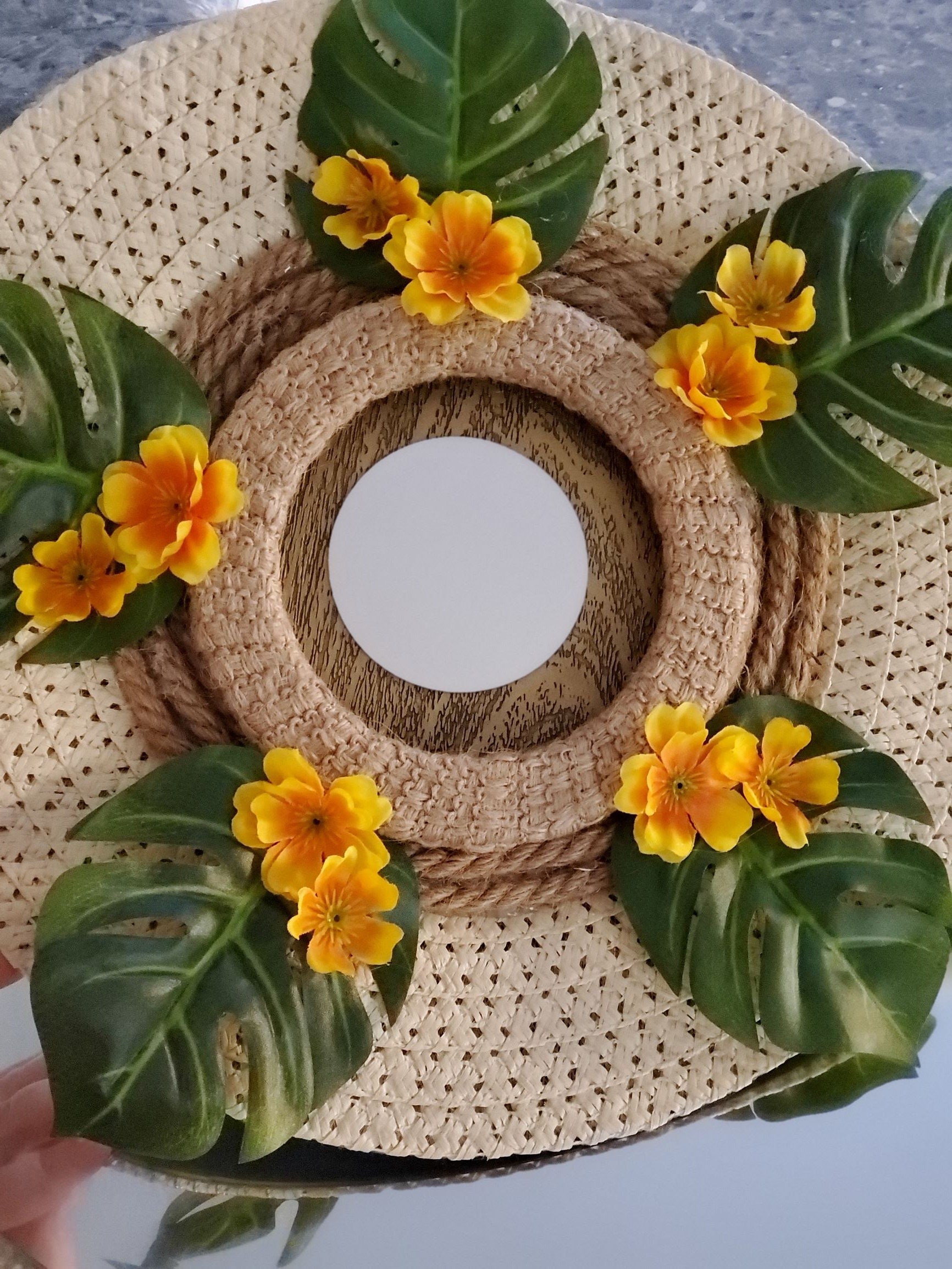 Bohemian Mirror Candle,boho Table Centerpiece, Bohemian