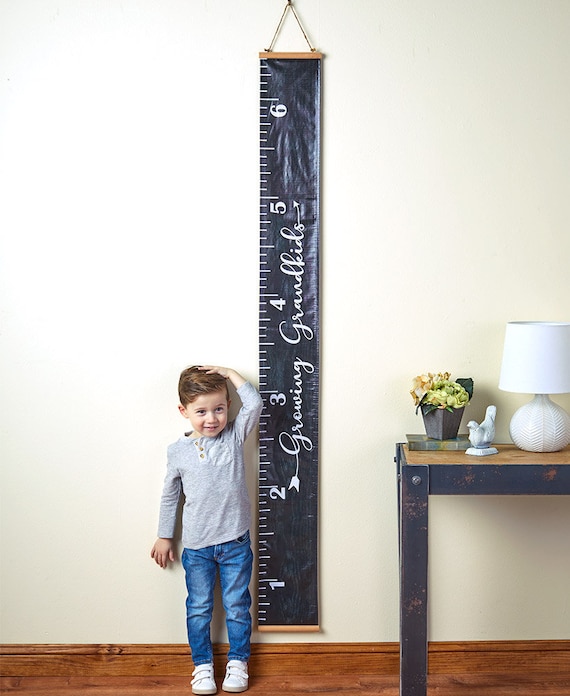 Child's Grow Chart for Wall Measure Child's Height Etsy