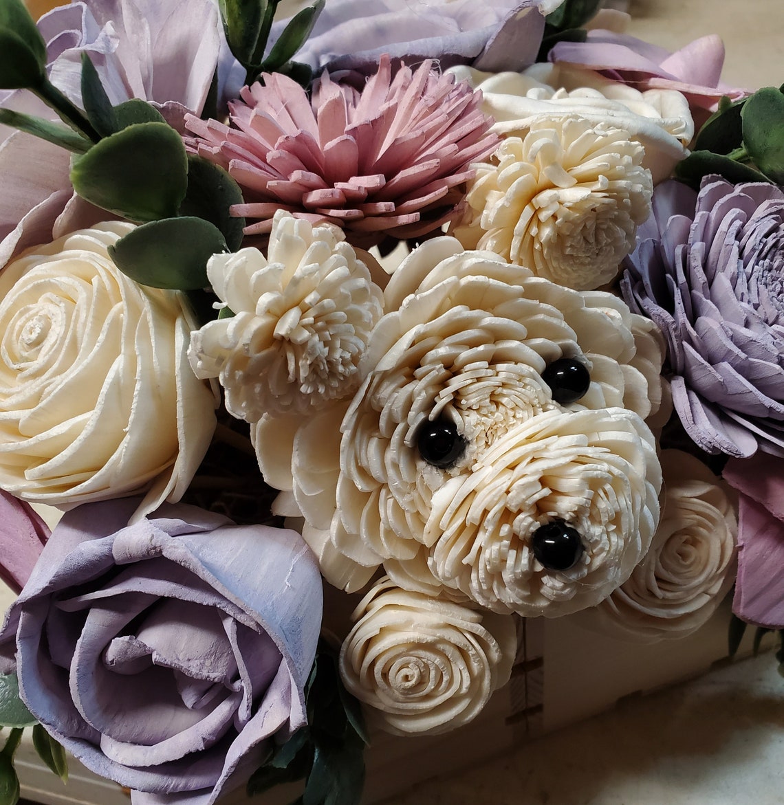 Flower Dog Dog flower arrangement loss of Dog dog birthday Etsy