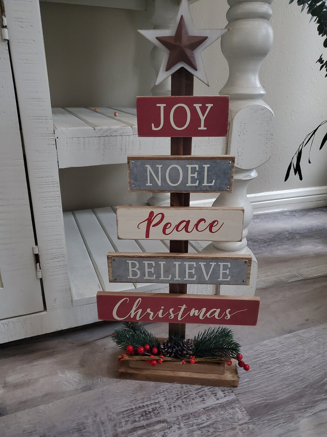 Rustic Christmas Home Decor Farmhouse Christmas Decor Country Christmas