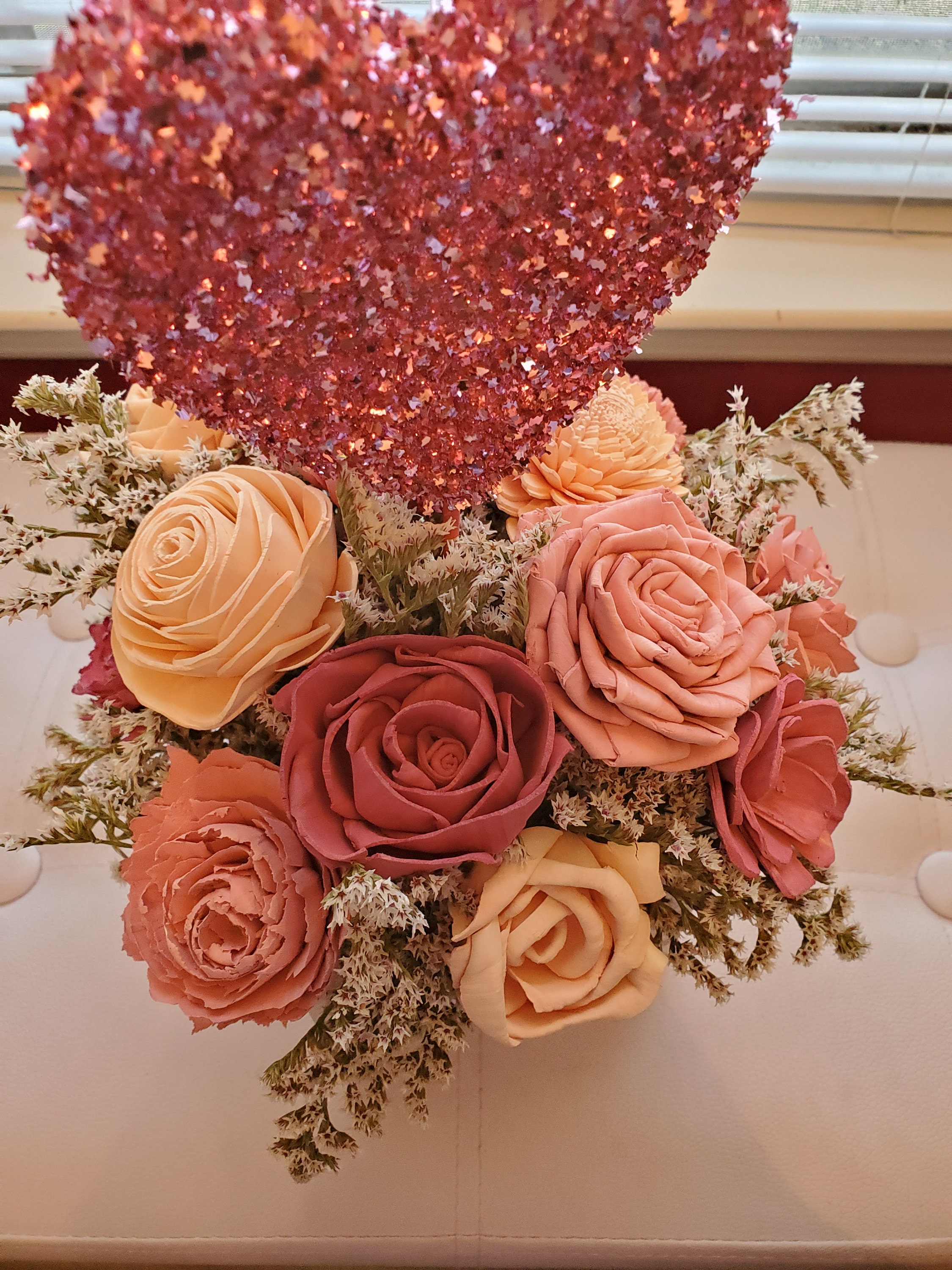 150 Petali Di Rosa In Tessuto Rosso - Foto 7