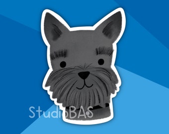 Mini Schnauzer Vinyl Sticker