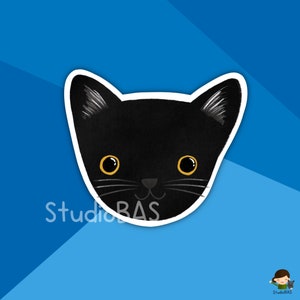 Buy Now Think Later / Vinyl Sticker / Black Cat / Pay Later