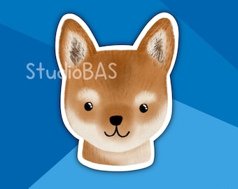Shiba Inu Vinyl Sticker