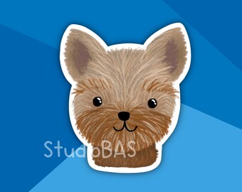 Yorkie Vinyl Sticker
