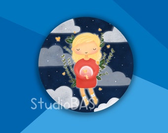 Sweet Little Angel Vinyl Sticker