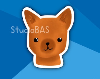 Chihuahua vinyl sticker