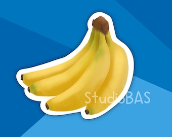 Banana Vinyl Sticker