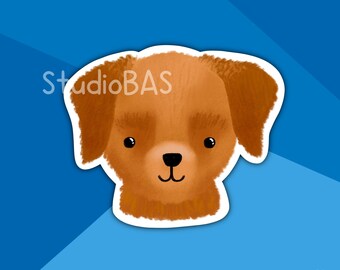Golden Retriever Vinyl Sticker