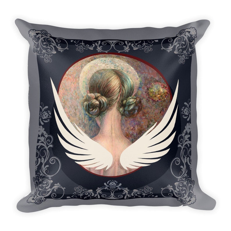Interior   cushion  with  case Sweet BLACK ANGEL image 0