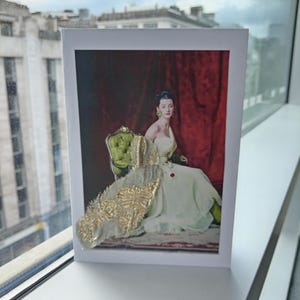 Handmade Retro Greeting Card