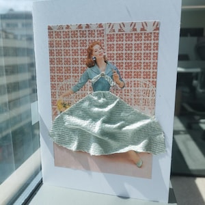 Handmade Retro Greeting Card