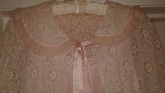 Vintage 60s Peignoir Nightdress Robe Set - image 2