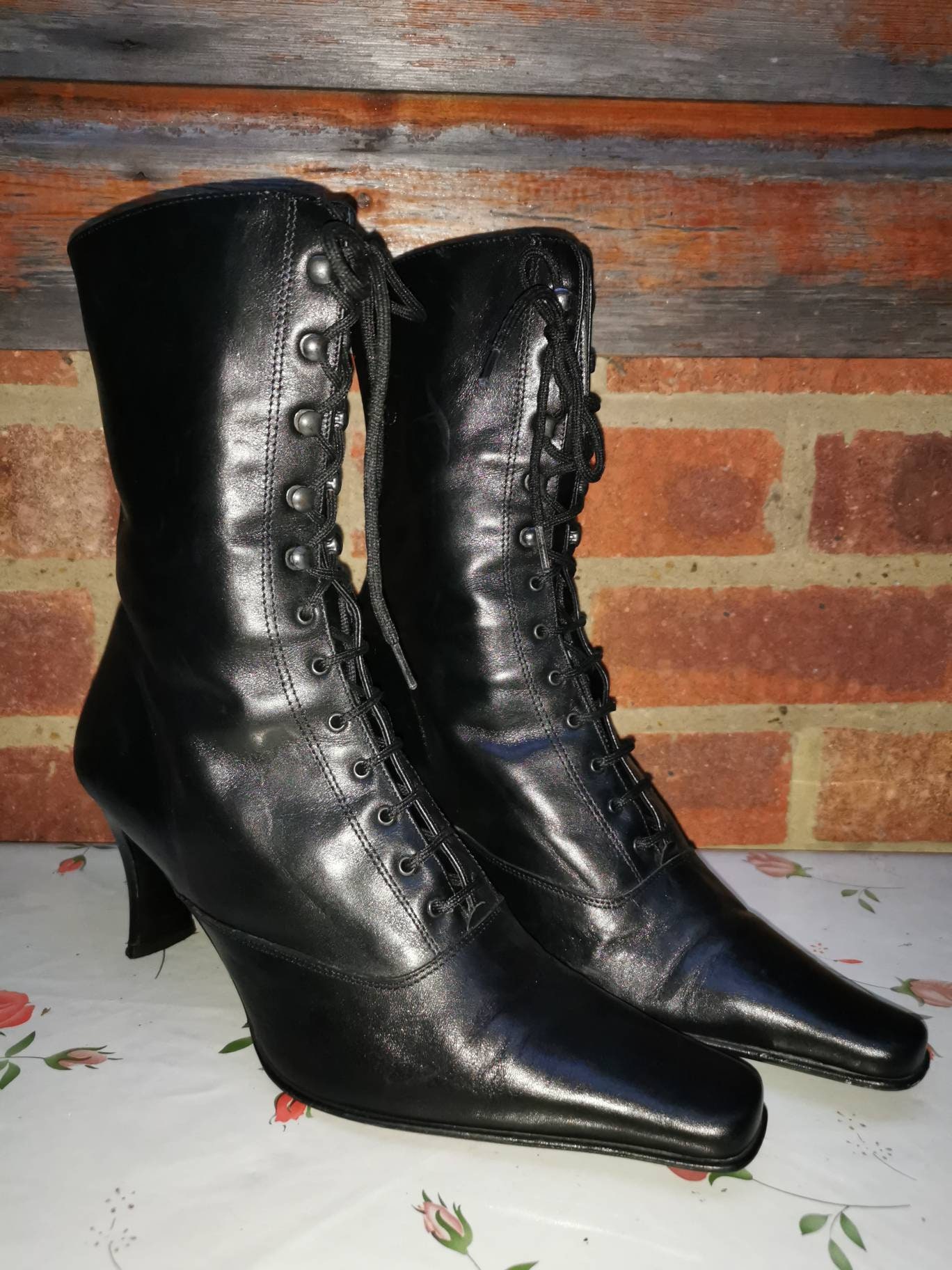 Vintage Jane Shilton Victorian Inspired Boots Etsy