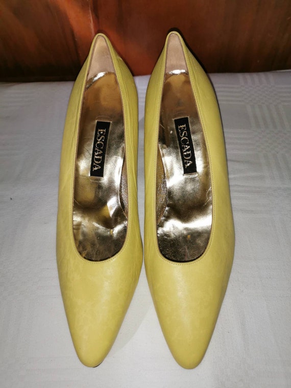 Amazing 1980s ESCADA Leather Shoes