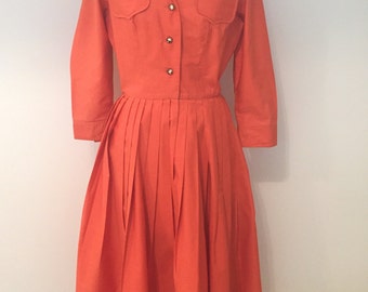 Vintage Peter Barron Shirt Dress 50s/60s