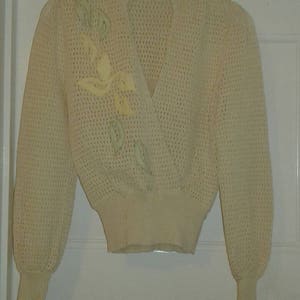 Vintage 40s Lightweight Knitwear Top