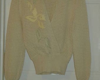 Vintage 40s Lightweight Knitwear Top