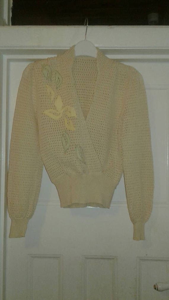 Vintage 40s Lightweight Knitwear Top