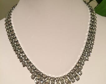 Vintage 1950s Diamante Necklace