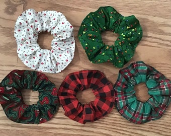 Christmas hair ties