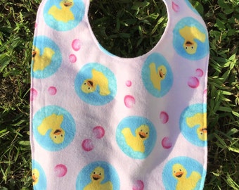 Baby bib-drool bib-infant toddler bib-flannel bib-teething bib