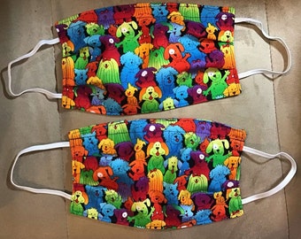 Dog mask-Groomer mask-washable mask-colorful mask-washable-breathable