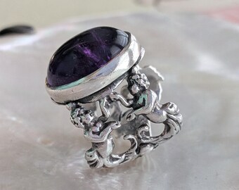 Eperons femmes floral argent et strass