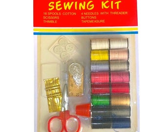 Travel Sewing Kit Carded Blister Pack - Large